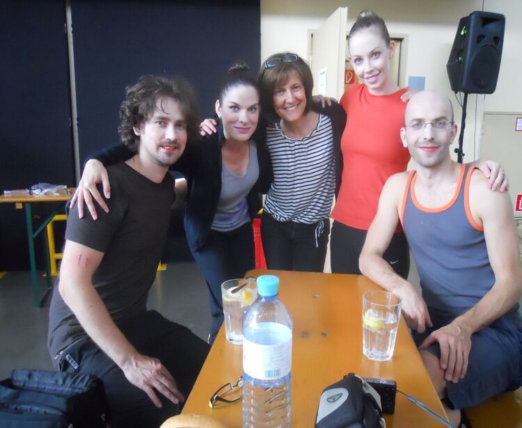 Choreografie tanců Prodané nevěsty na festivalu Styriarte v Grazu, 2011. Foto: Archiv Daniely Stavělové.